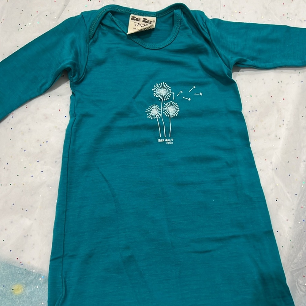 Merino wool baby sleep gown - Picture 3 of 3